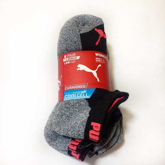 Woman’s Puma COOLCELL Cushioned Low Cut Socks - Picture 2 of 4